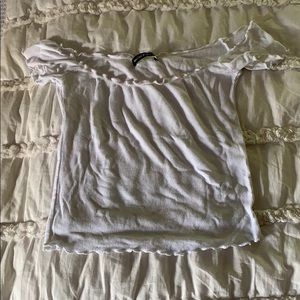 Off the shoulder crop top